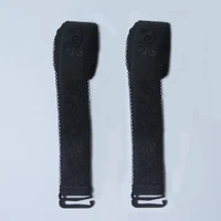 women 1 8cm width slip bra straps adjustable elastic bra strap with metal clips 1 pair