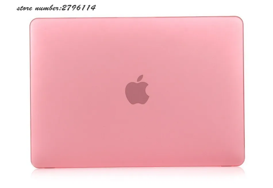 Кристалл Housse матовый чехол для Apple macbook Air pro Retina 11 12 13 15 ноутбука сумка с принтом банта из ленты macbook pro 13 чехлы