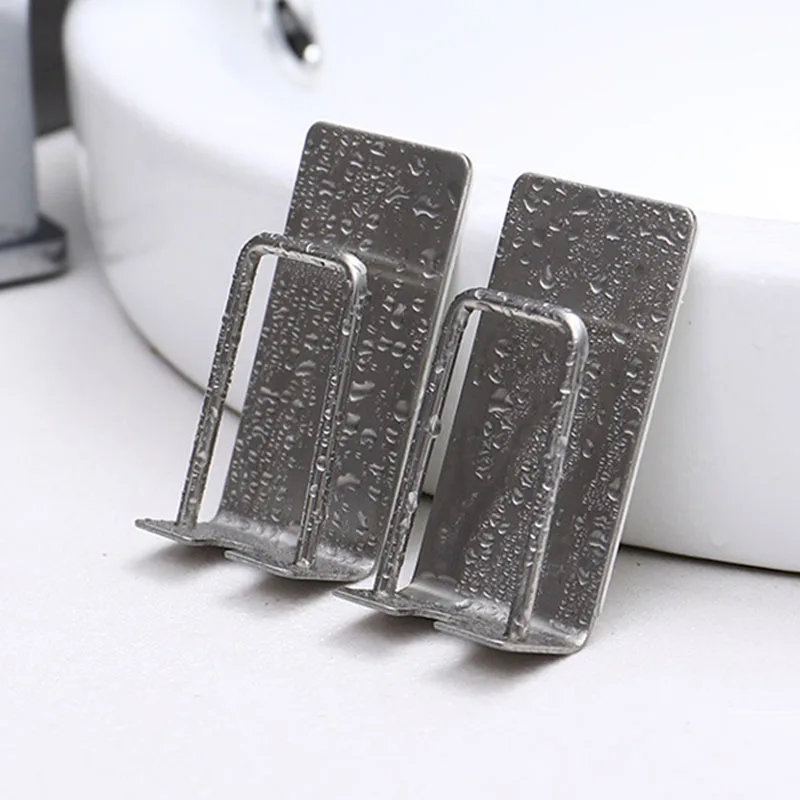 

Bathroom Stainless Steel Stick Hook Wall Mounted Toothpaste Toothbrush Holder Waterproof Tooth Brush Holder Suction Cups Door Ho