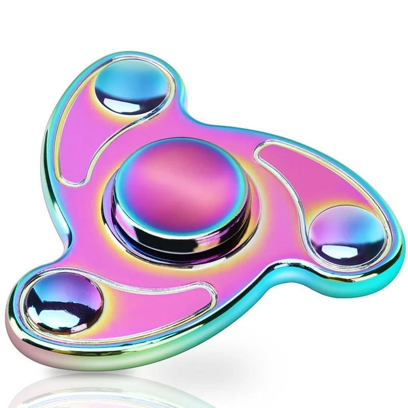 XC whirly Спиннер-Спиннер красочные молотки Тигровая Пряжка огненное колесо Fingertip гироскоп для СДВГ антистресс EDC цинковый сплав игрушка ручной Спиннер - Цвет: XC whirly