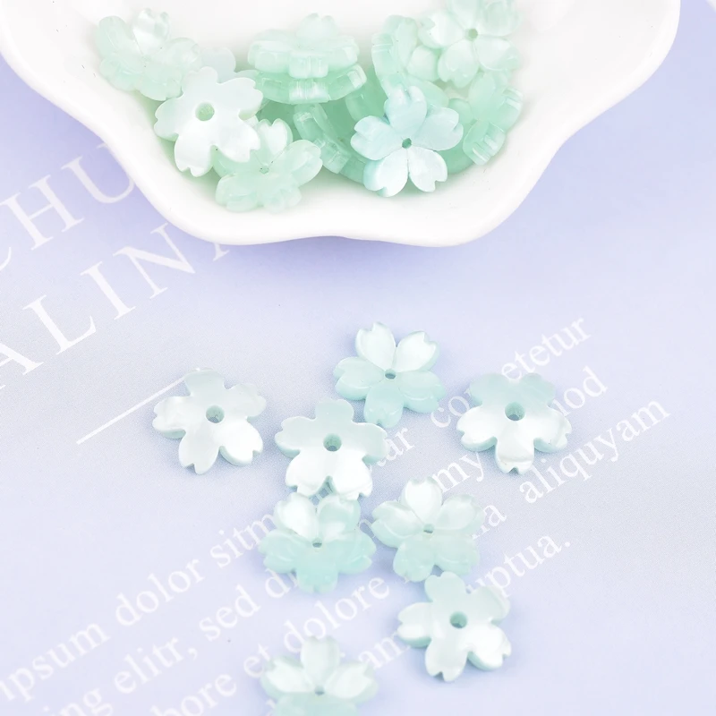 Acrylic flower DIY jewelry accessories candy color earring bracelet finding making supplies 10PCS | Украшения и аксессуары