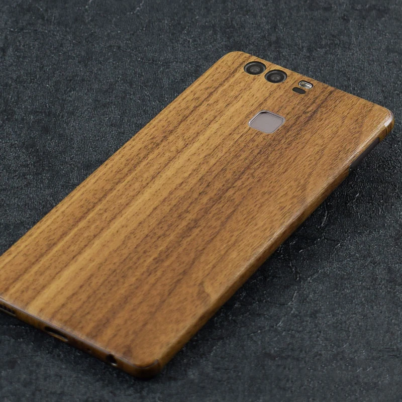 Дерево волокно Декор задняя для huawei P9 P9Plus мобильный телефон матовый протектор Plus