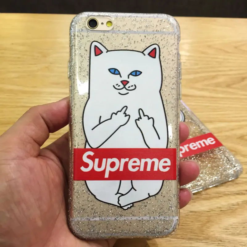 10 шт./лот Марка Дизайн Кроссовера Shine Silver Glitter Ясно Мягкий Тощий Чехол Для iphone 6/6 s 6