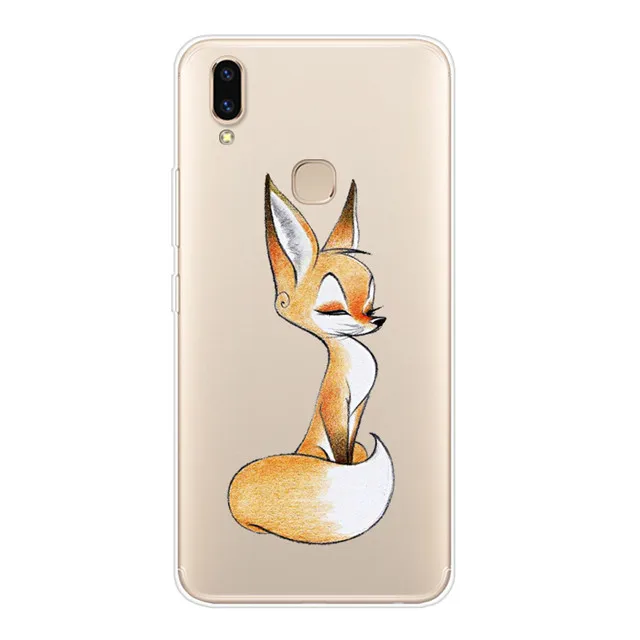 40 Чехол s для Vivo V9 чехол 6,3 ''силиконовый мягкий чехол для телефона Vivo V9 молодежный чехол V 9 V9Youth чехол TPU для Funda Vivo Y85 прозрачный - Цвет: 40