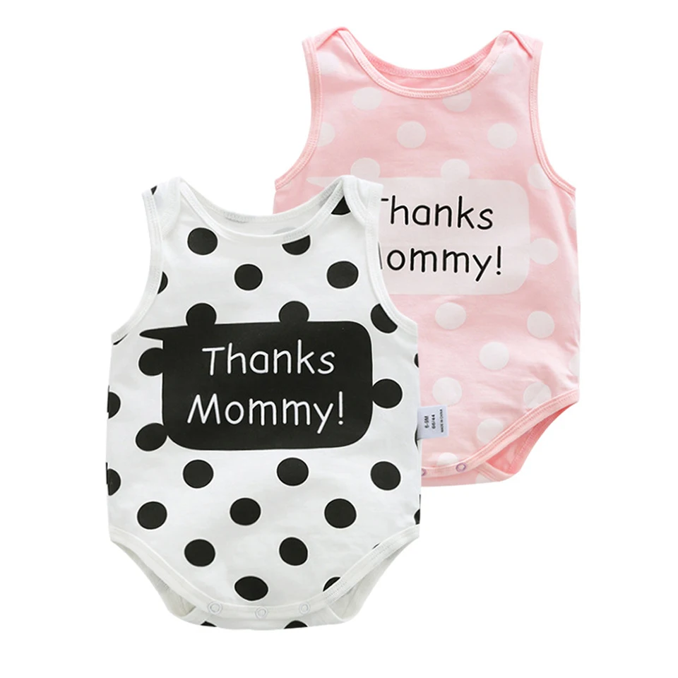 

2019 Summer Toddler Baby Girl Boys Romper Sleeveless Letter printed Jumpsuit Outfits Sunsuit Clothes Playsuit