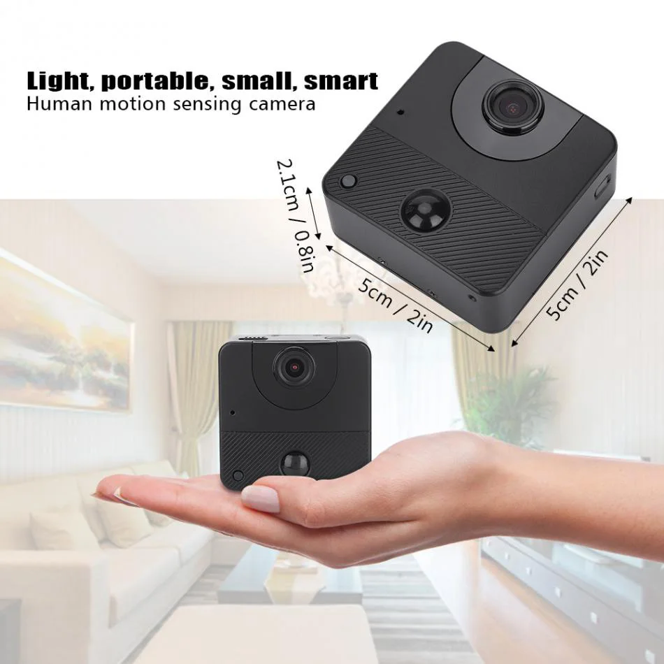 Full HD1080P цветное ночное видение беспроводной Wi-Fi удаленный мониторинг мини-камера