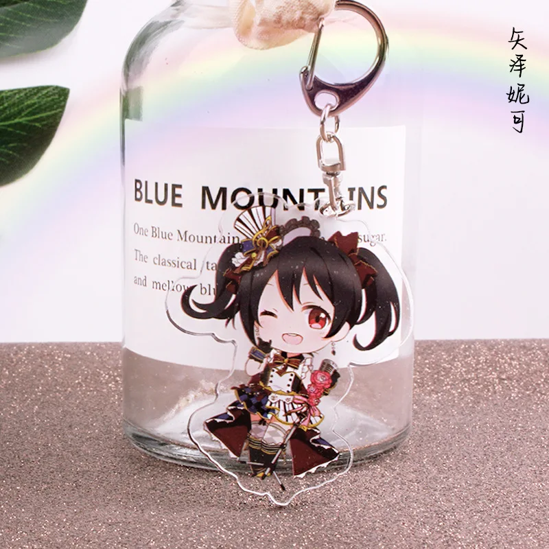 Anime Lovelive Schoolidolproject Keychain Japanese Cartoon Love Live Figure Acrylic Car Key Holder Chain Pendants Keyrings | Украшения и