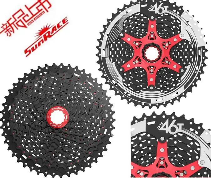 SunRace CSMX8 11-Speed 40/42/46/50T bike Cassette Bicycle Freewheel Black and Champagne 2 colors | Спорт и развлечения