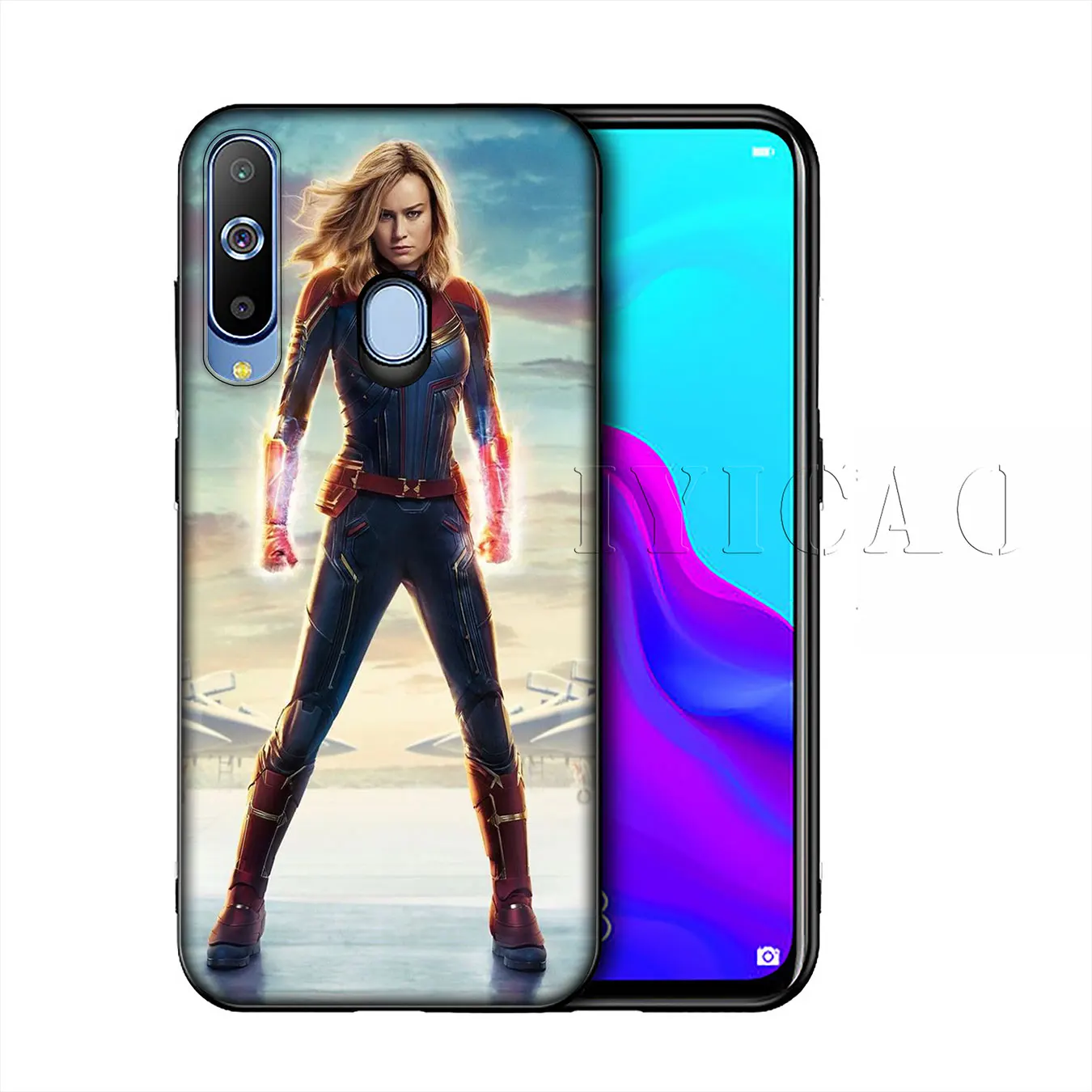 IYICAO Captain marvel Цветной силиконовый мягкий чехол для Samsung Galaxy A10 A30 A40 A50 A70 M10 M20 M30 |
