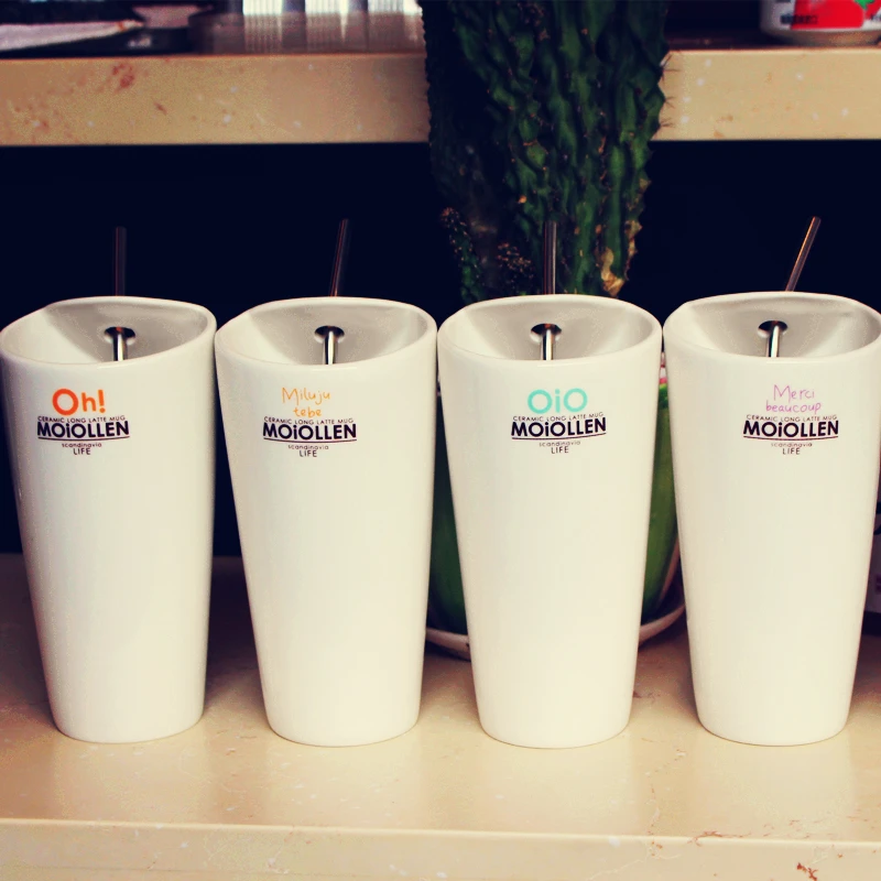 Красивая чашка 450 мл керамическая кофейная кружка для молока индивидуальность