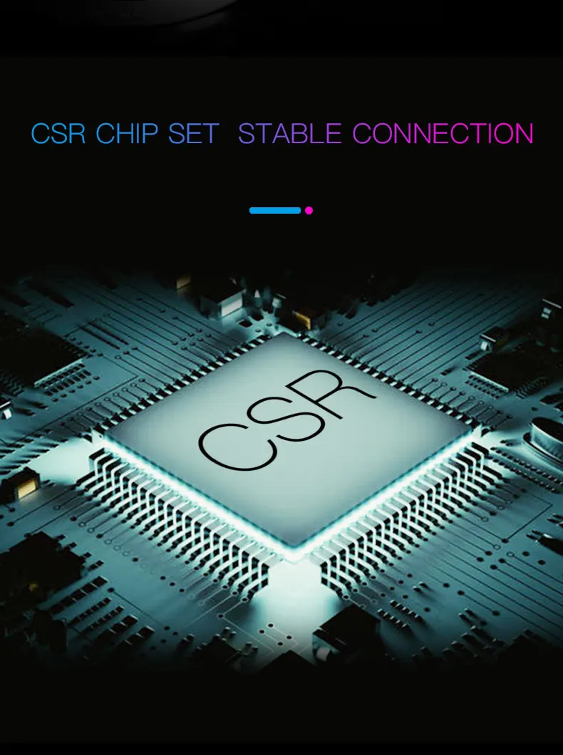 Bluetooth беспроводной наушник улучшенный V4.2 CSR чип Шейная гарнитура CVC