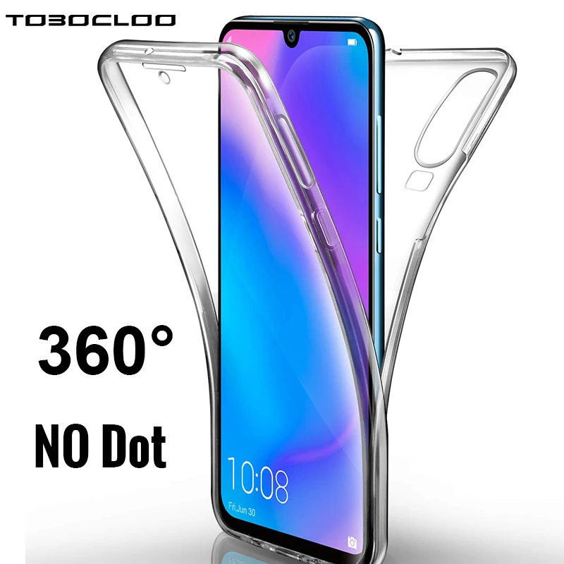 Передний и задний Прозрачный чехол для huawei P30 P20 Lite Коврики 20 Pro нет DOT Коврики 20 P30 накладка из силикона и термополиуретана Souple 360 полная защита корпуса
