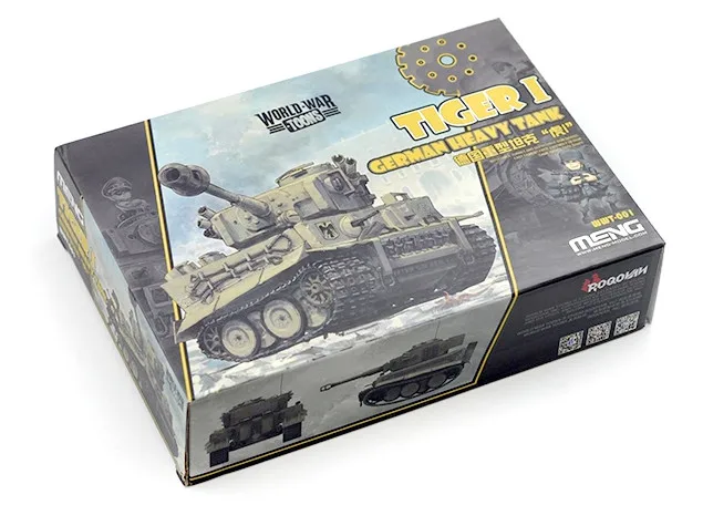 Meng WWT 001 немецкий тяжелый танк Tiger I Q Edition милый пластиковый сборный