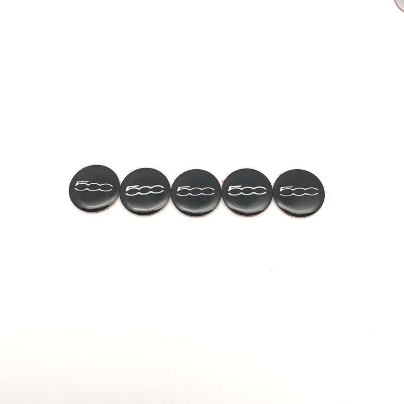 Стайлинг автомобиля ANTINIYA, 5 шт., 14 мм, эмблема, логотип, наклейки на ключи от автомобиля для Fiat 500 500C 500L Doblo Uno Palio Punto Aegea Panda Siena