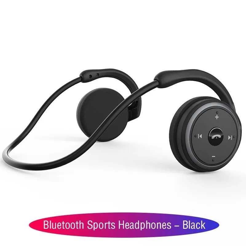 Bluetooth наушники с шейным ремешком, беспроводная спортивная Гарнитура, Накладные наушники с защитой от пота, Hi-Fi стерео Встроенный микрофон