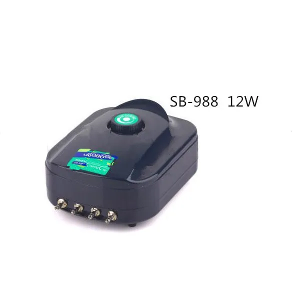Quiet 220v 8W 12W Air Pump Adjustable Super Silent 4 Outlet Aquarium Fish Tank Oxygen Aerator Koi | Дом и сад