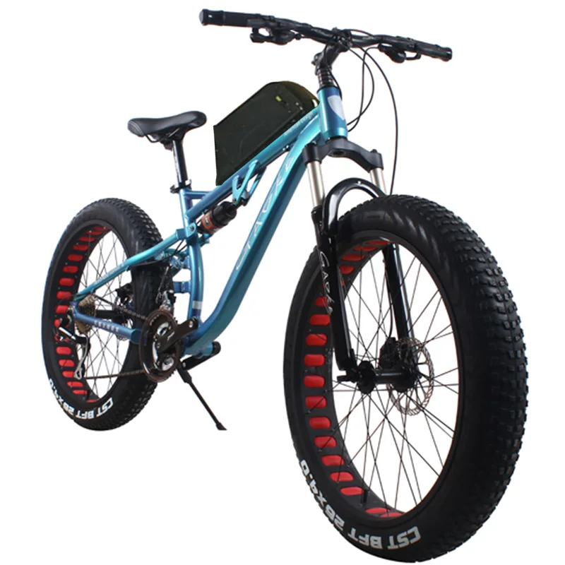 Light Blue Изготовленный На Заказ 26 дюймов, фара для электровелосипеда в горный электровелосипед жира 4,0 старается зимние пляжный велосипед внедорожные 48V 1500W 70 км/ч MTB жира, фара для электровелосипеда - Цвет: Light Blue