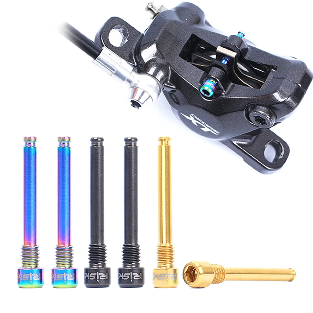 Риск 2 шт Сверхлегкий велосипед из титанового сплава гидравлические дисковые