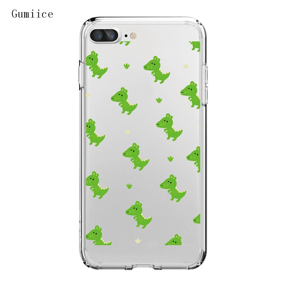Gumiice Новый чехол мягкий ТПУ материал для iphone7/8 прозрачная много Банан телефон