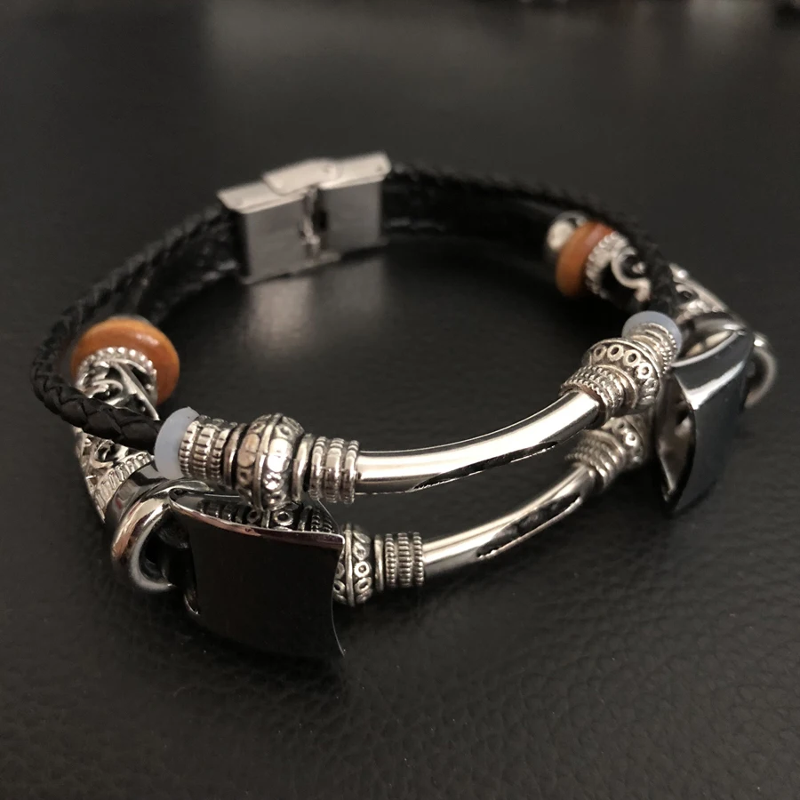 Ремешок для Honor Band 4 сменный Браслет из натуральной кожи в стиле ретро аксессуары