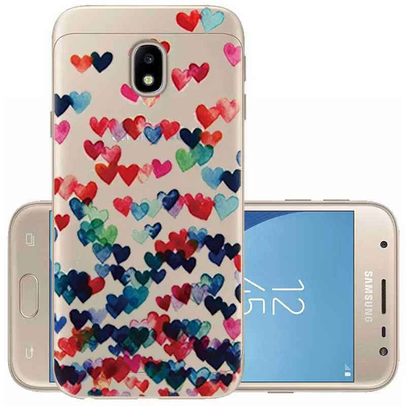 Arvin окрашенные Чехлы для Samsung Galaxy J730 прозрачный мягкий чехол из ТПУ J7 2017 умный