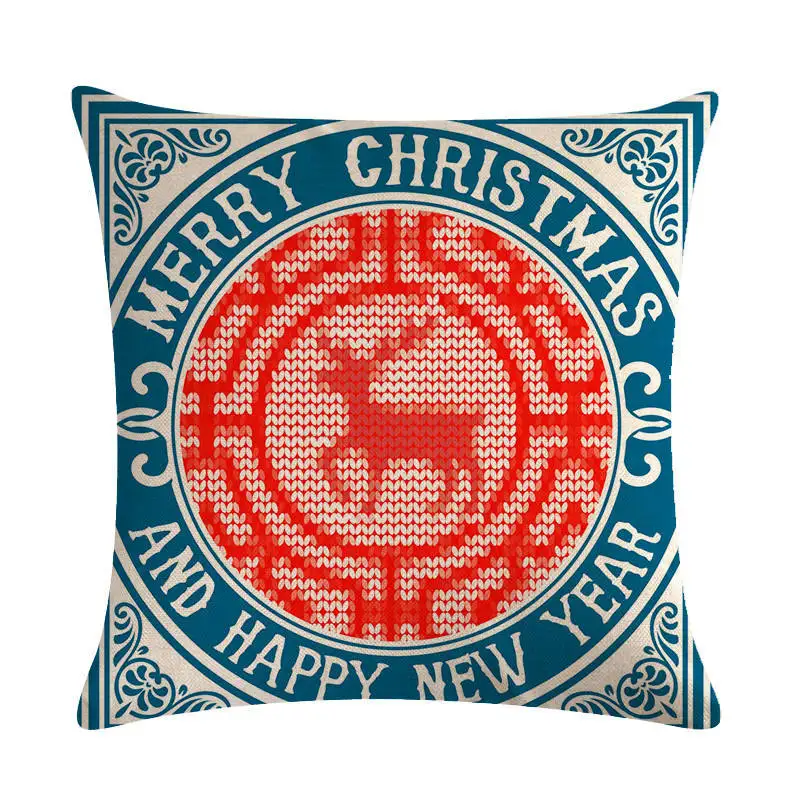 45cm*45cm moon design christmas linen/cotton throw pillow covers couch cushion cover home decorative | Дом и сад