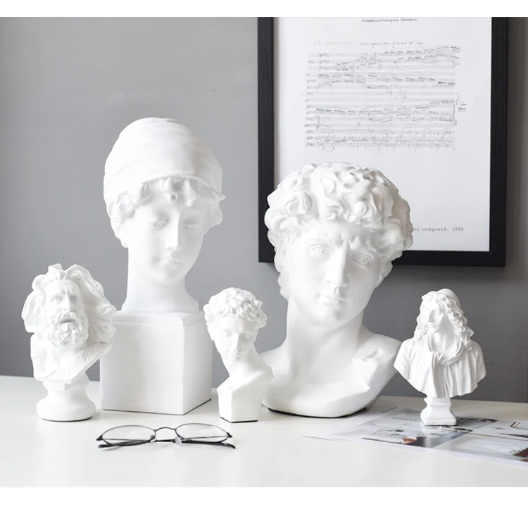 Скандинавский стиль эскиз штукатурка статуя персонажа скульптура из смолы