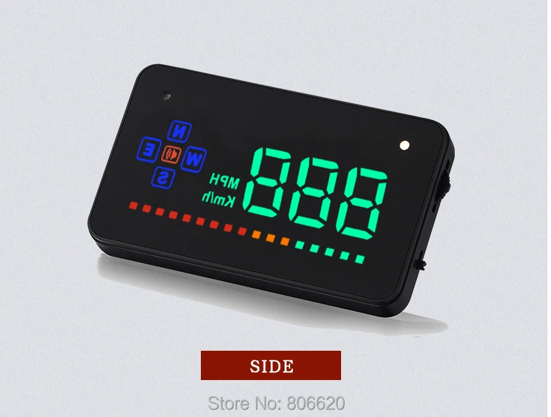 Автомобилей HUD Head Up Дисплей с GPS Модуль и Скорость сигнализация расход топлива plug& play автомобиль-Стайлинг лобовое стекло проектор для всех автомобилей