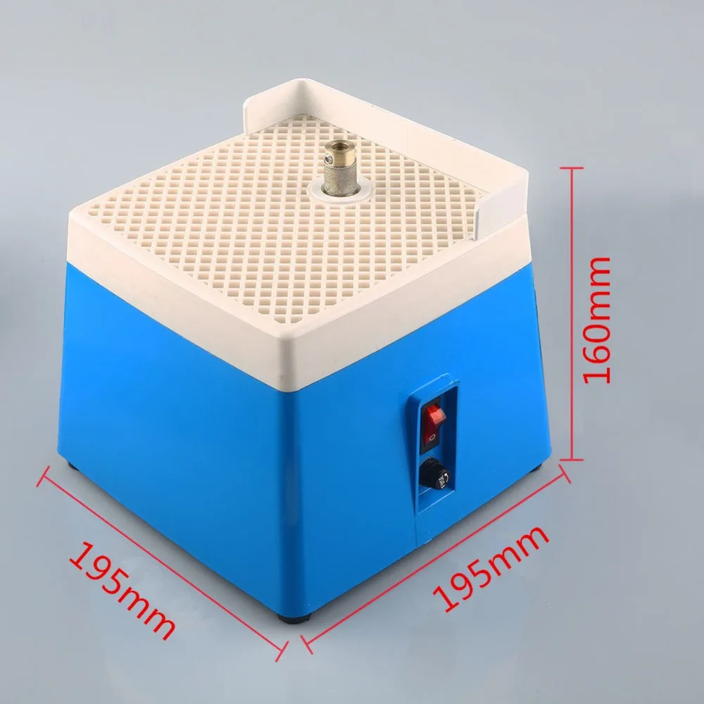 AC 220V 0.1A портативный мини-автоматический шлифовальный станок, шлифовальный инструмент для алмазного стекла, домашний DIY синий маленький шлифовальный станок