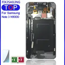 Регулировка яркости LCDs для Samsung Galaxy Note 3 N9005 N9000 ЖК дисплей рамка