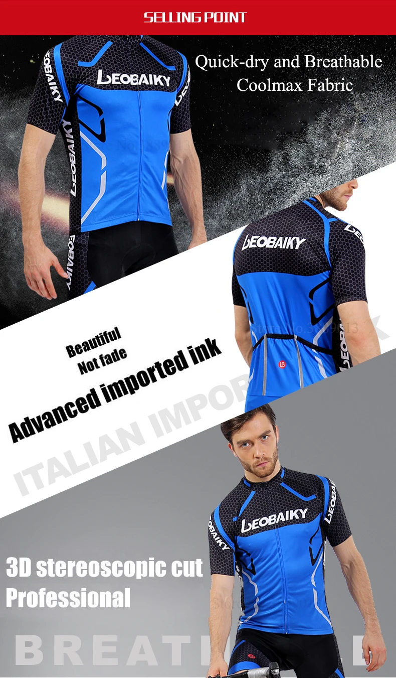 Mtb Pro Team Bicycle Clothes Men Mountain Bike Clothing Breathable Anti-UV Sport Wear Short Sleeve Cycling Jersey Shorts Sets
