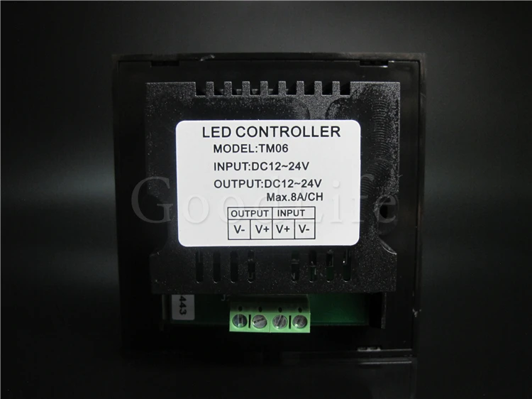 Светодиодный переключатель сенсорной панели DC12 24V вход переменного тока Макс 8A