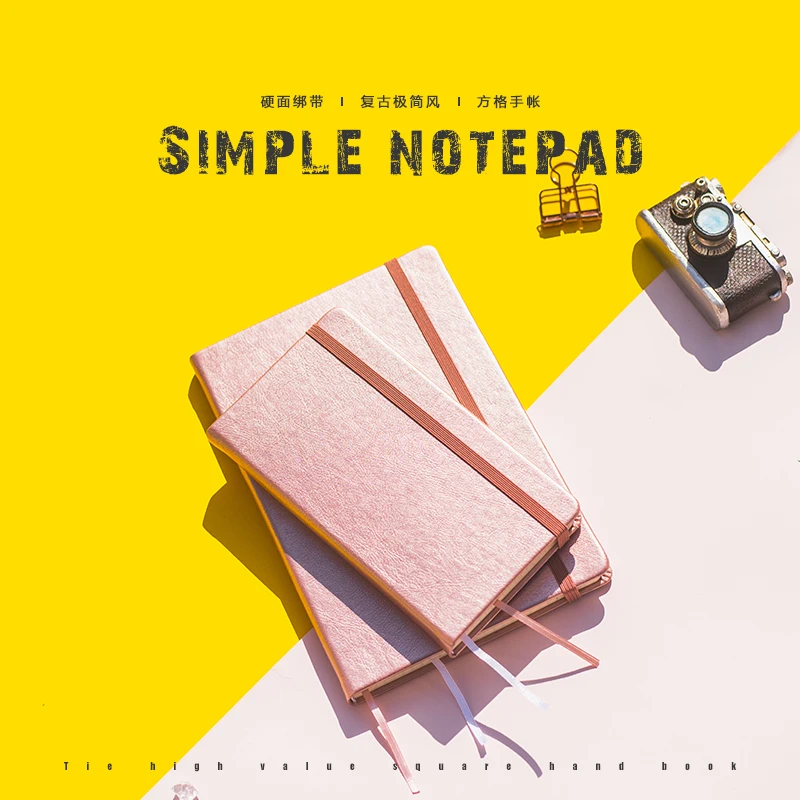 Прозрачный флакон простой решетки ремень Тетрадь маленькие ручной карман