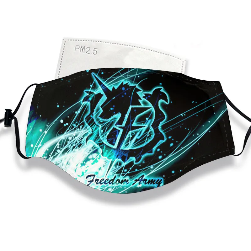 Серый Fairy Tail Венди элфман Люси хартфилия Natsu Эрза серый Косплэй, модные, летние, зимние, дыхательная маска для PM 2,5 респиратор - Цвет: Серый