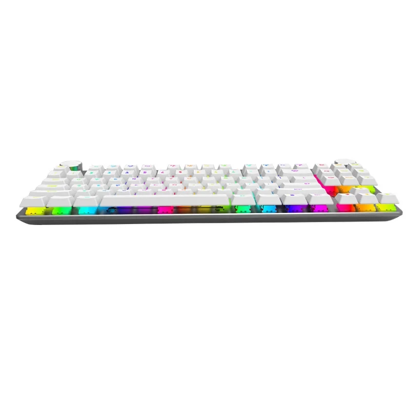 MAGIC REFINER MK11 портативный Bluetooth беспроводной/USB Проводной Двойной режим RGB с подсветкой мультимедиа Механическая игровая клавиатура