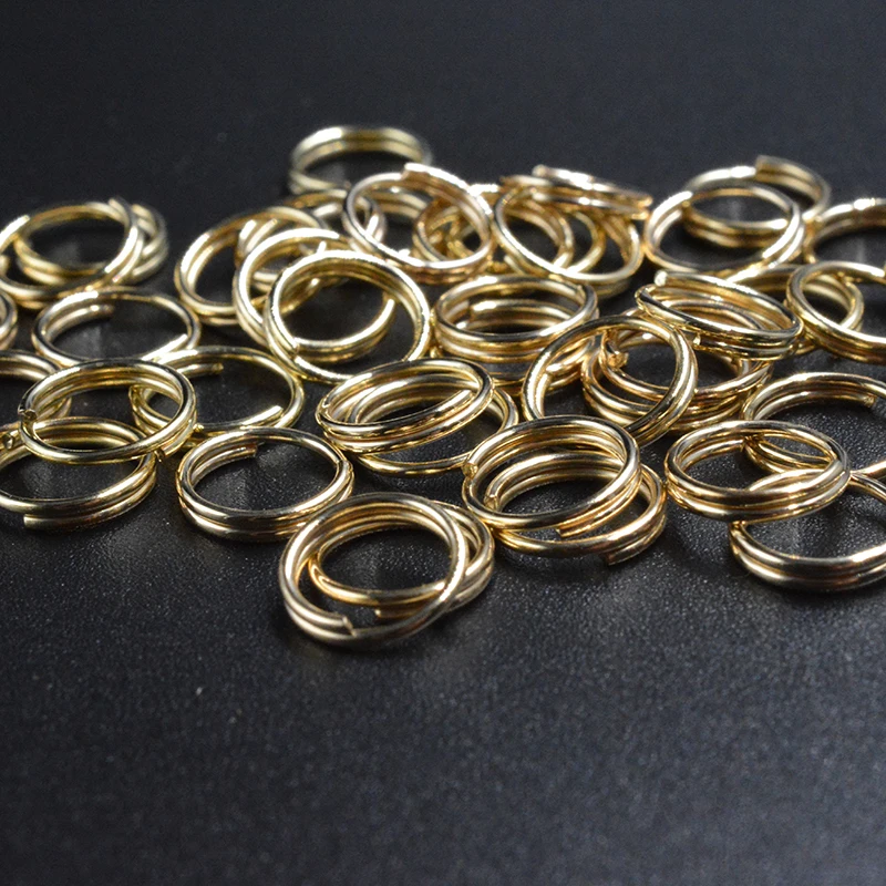 FLTMRH Box Lovely 150 шт золотого цвета двухконтурные открытые кольца 10 мм|jump rings 10mm|jump