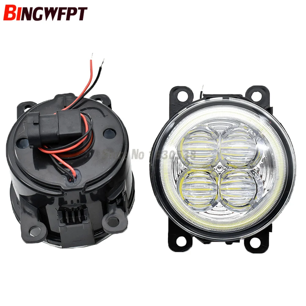 2x Super Bright Angel Eyes White Blue Led Fog light For Renault Master 2 1998-2010 | Автомобили и мотоциклы
