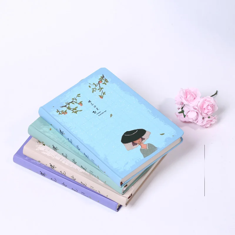 Блокнот с цветами вишни простой ежедневник планировщик школьные и офисные