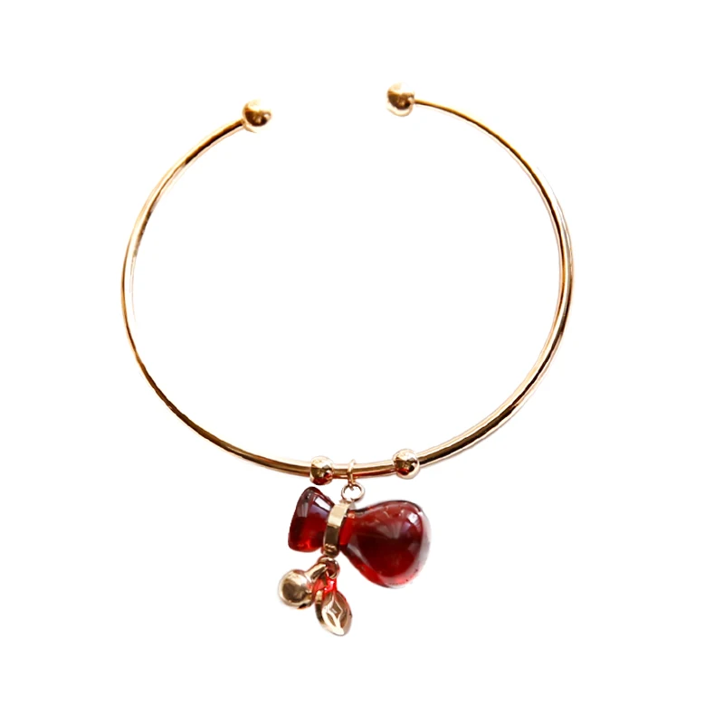 YUN RUO 2018 Новое поступление элегантная красная сумка для денег браслет с манжетами