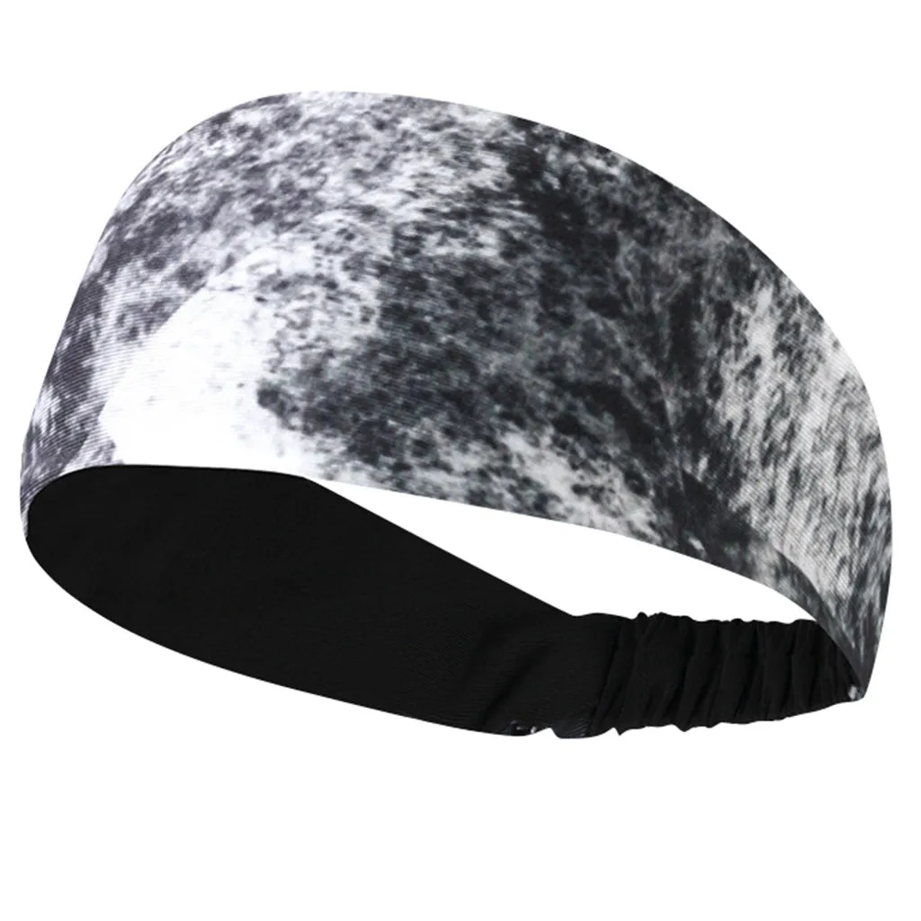 Унисекс впитывающие Пот Повязки для волос спорта фитнеса йоги бега эластичная