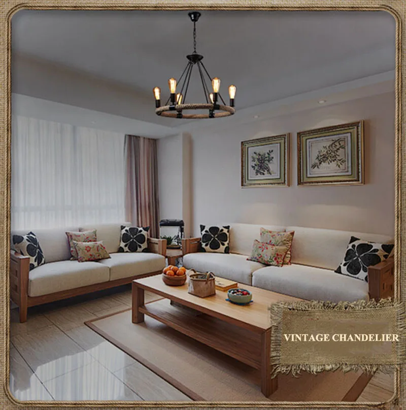 Американская люстра в стиле Маджонга ретро светильник для ресторана бара