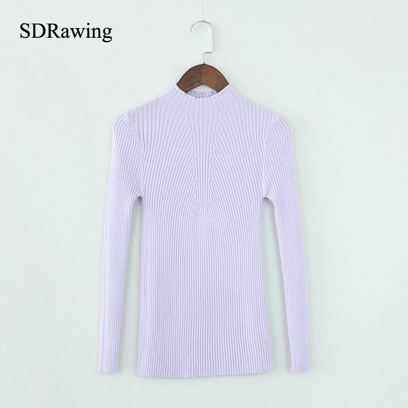 Новинка 2018 толстый теплый осенне-зимний женский пуловер свитер модный вязаный