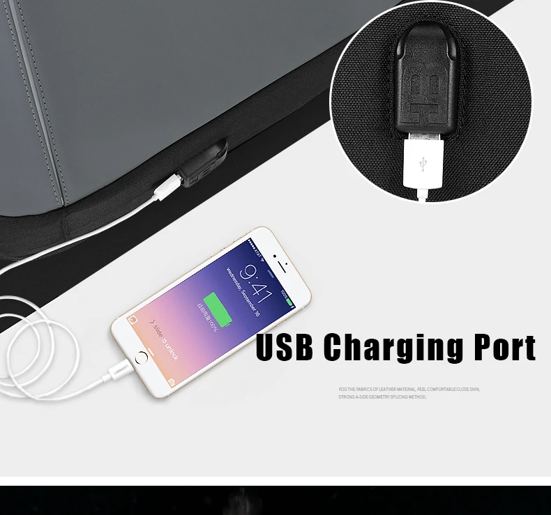 BALANG Design Men Backpack Fit 15.6 inch Laptop USB Recharging Multi-layer Space Travel Male Bag Anti-thief Mochila