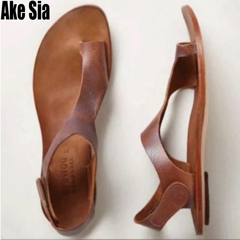 Хит продаж женские повседневные шлепанцы на плоской подошве с ремешками крючках