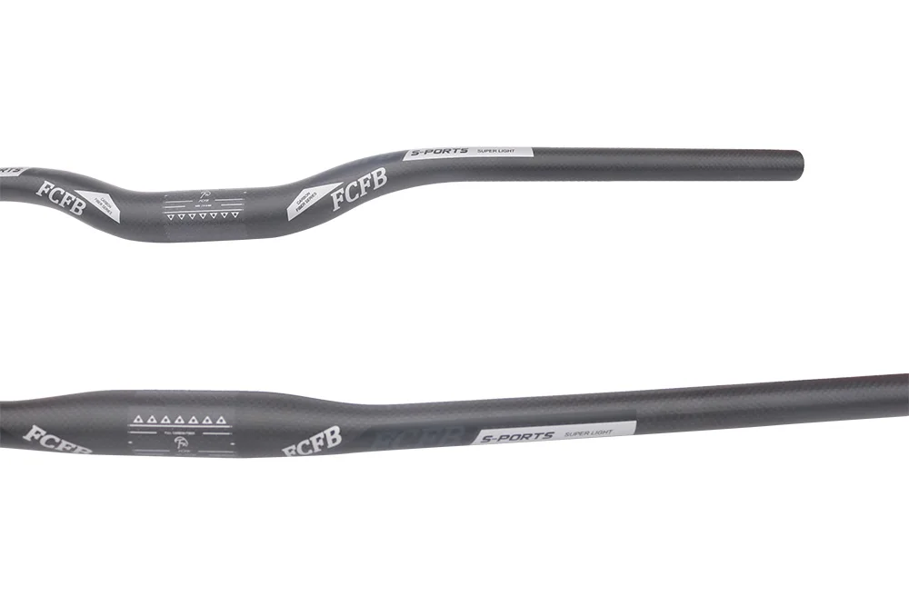 Матовый серый руль FCFB 2017 из углеродного волокна с плоским стержнем 31