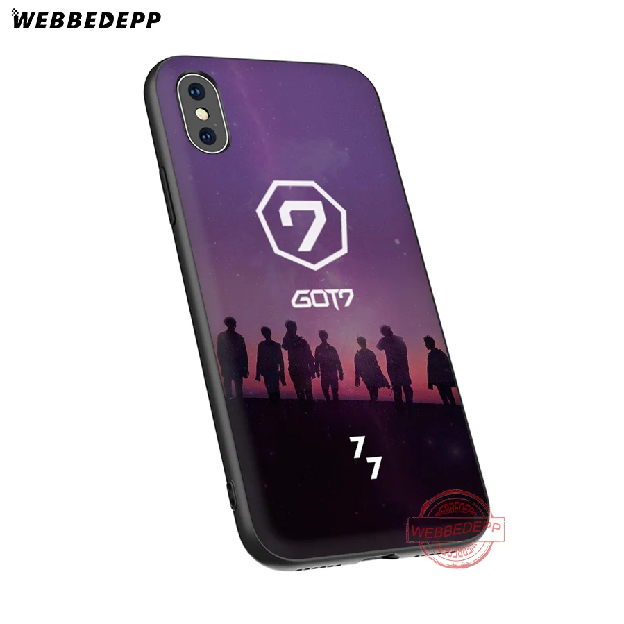 WEBBEDEPP GOT7 Jackson мягкий силиконовый чехол для iPhone 8 7 6S 6 Plus 11 Pro XS Max XR X 5 5S SE задняя