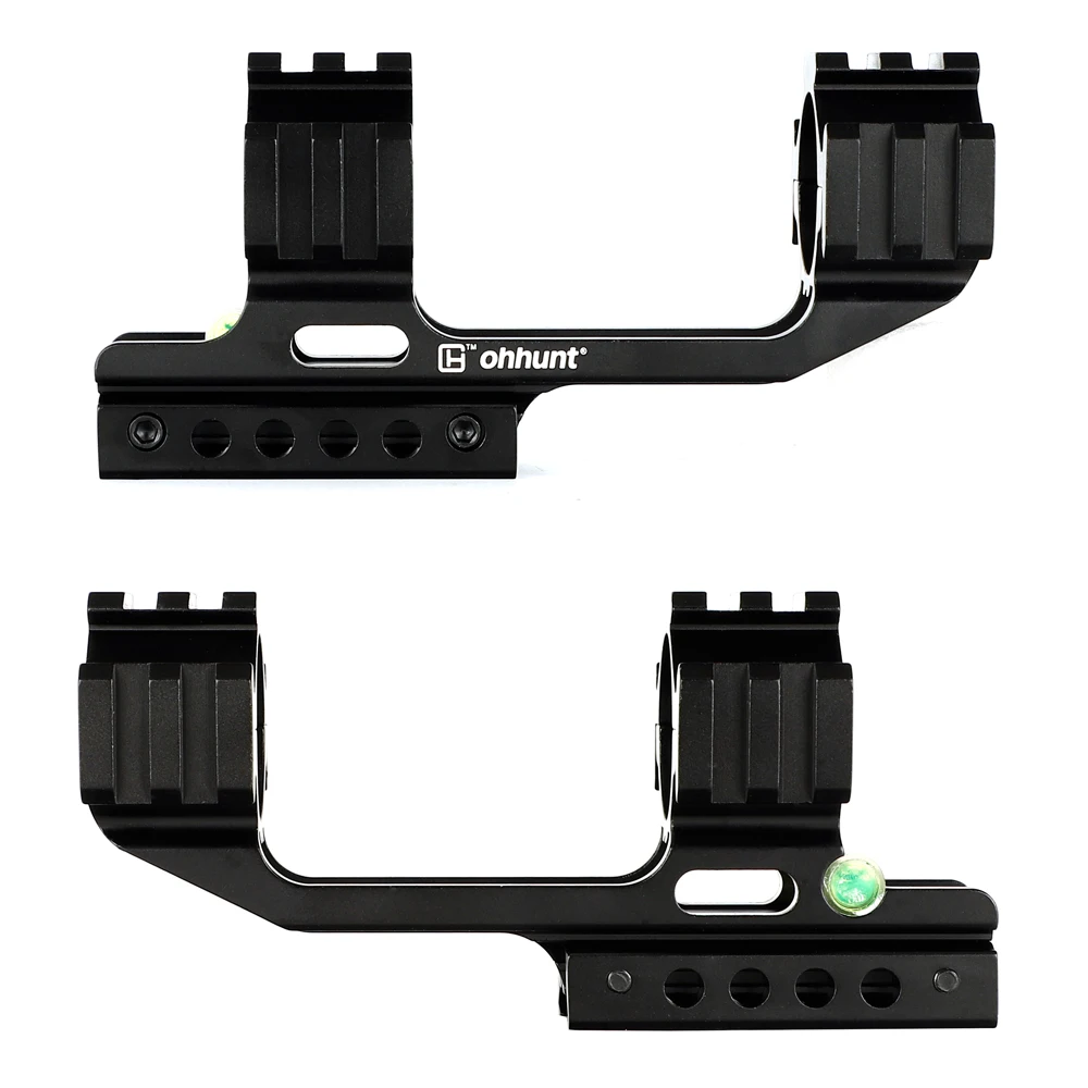 ohhunt Hunting 1 Inch 30mm Diameter 11mm 3/8&quot Dovetail 20mm Picatinny Weaver Riflescope Rings Mount with Bubble Level Extra Rail | Спорт и