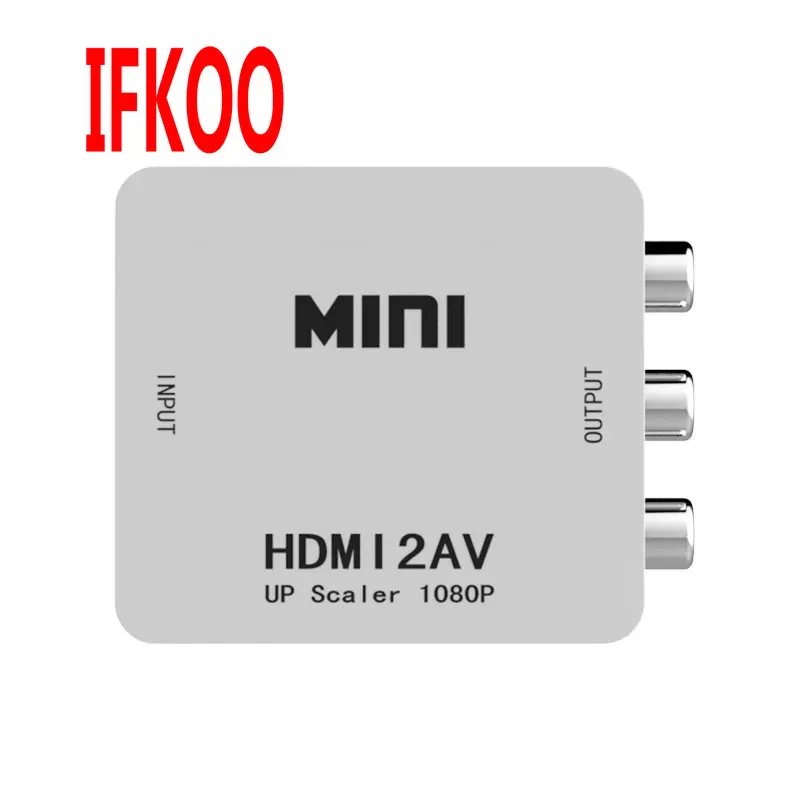 HDMI к AV CVBS MINI адаптер HD 720P 1080P AV2HDMI видео конвертер| |