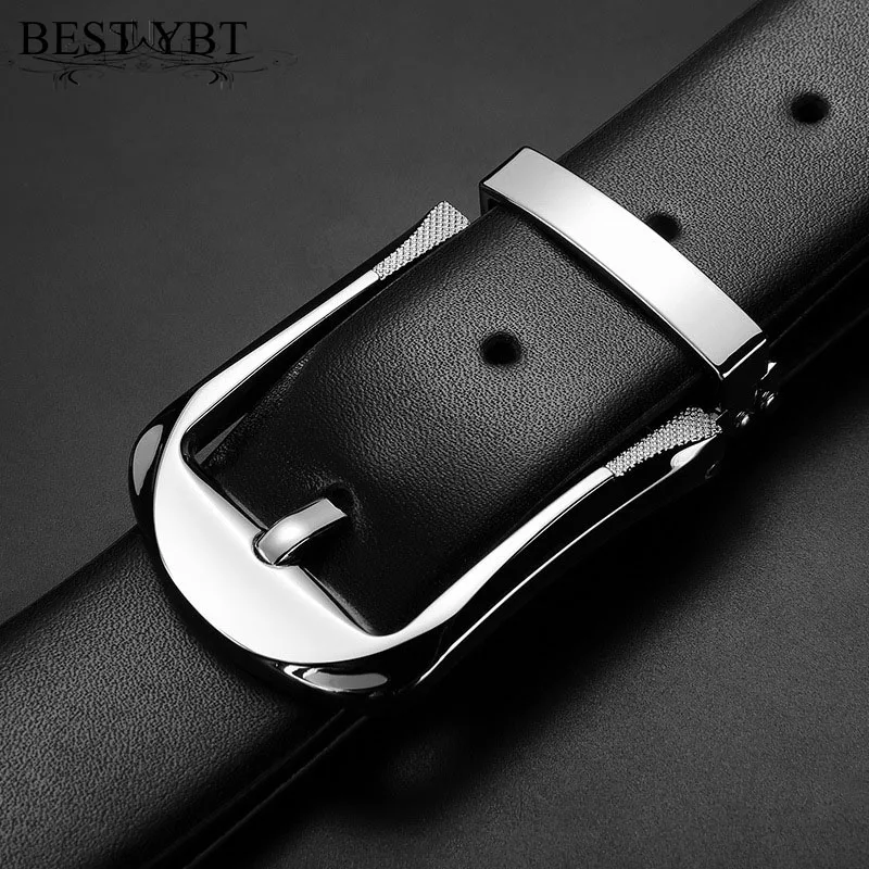 

Best YBT Men Belt Imitation leather Alloy Pin buckle Belt Business Affaris Simple Fashion Casual Hot Selling New Arrive Belt