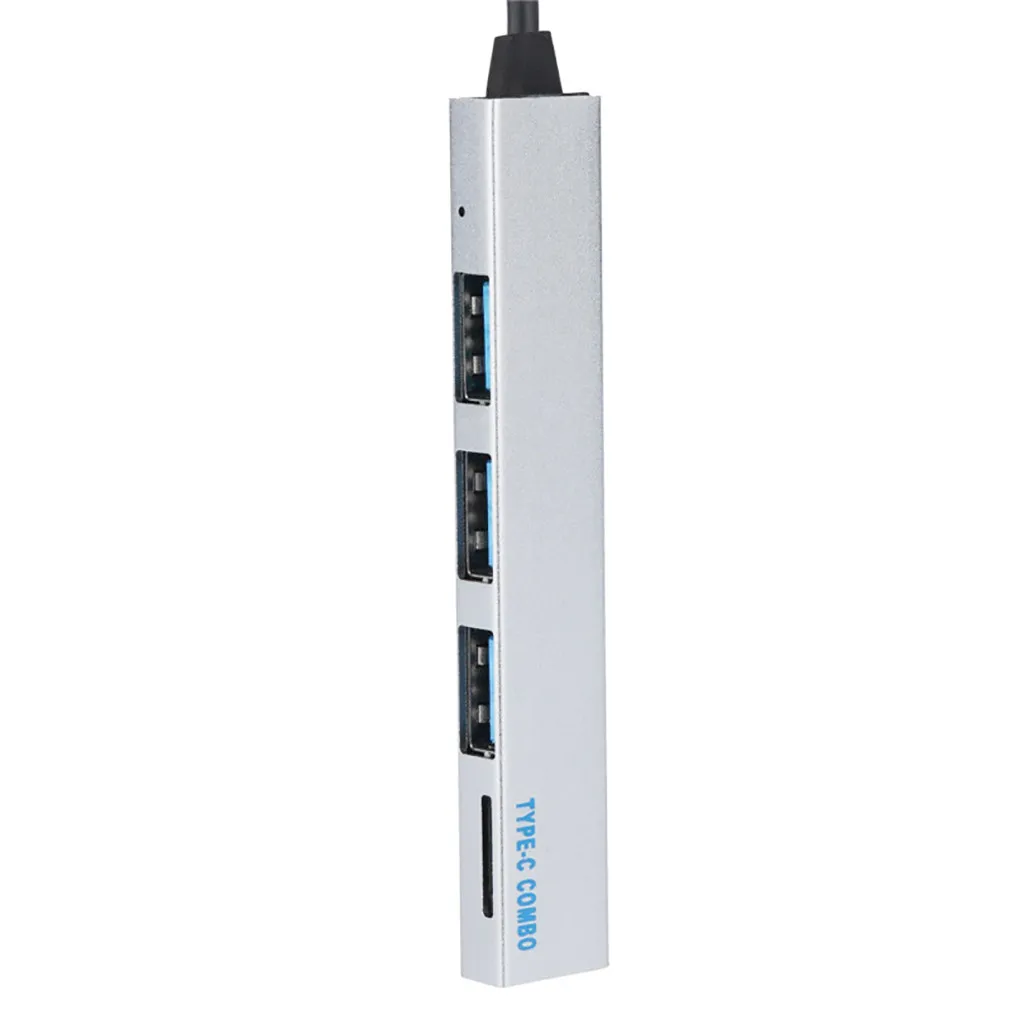 CARPRIE USB Hub Высокое качество алюминиевый сплав 3 порта Type-C к HUB + TF кардридер/TF